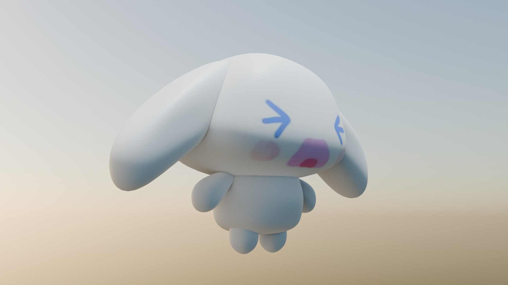 Cinnamoroll Hello Kitty 3D Model - TurboSquid 2384991