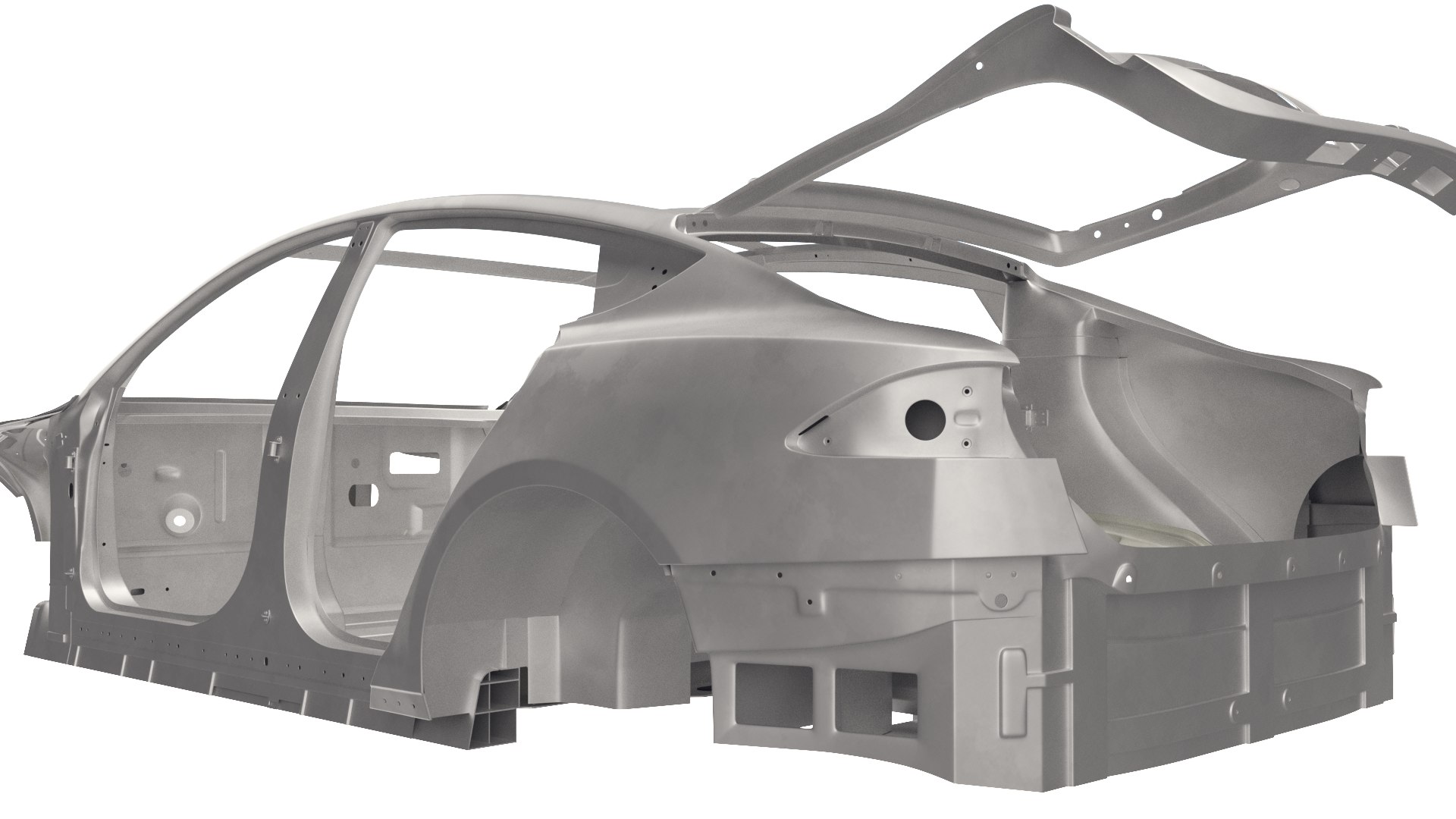 Tesla Model S Frame 2 3D Model - TurboSquid 1946194