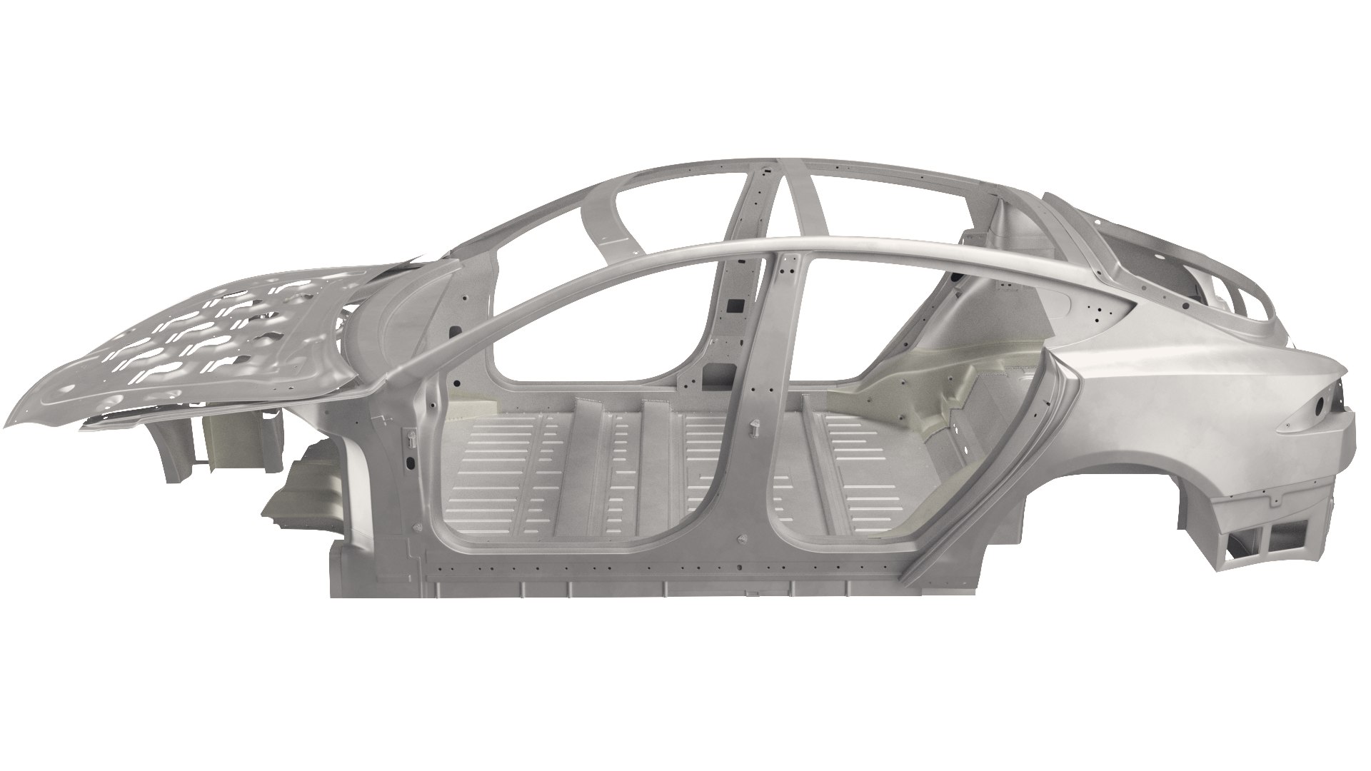 Tesla Model S Frame 2 3D Model - TurboSquid 1946194