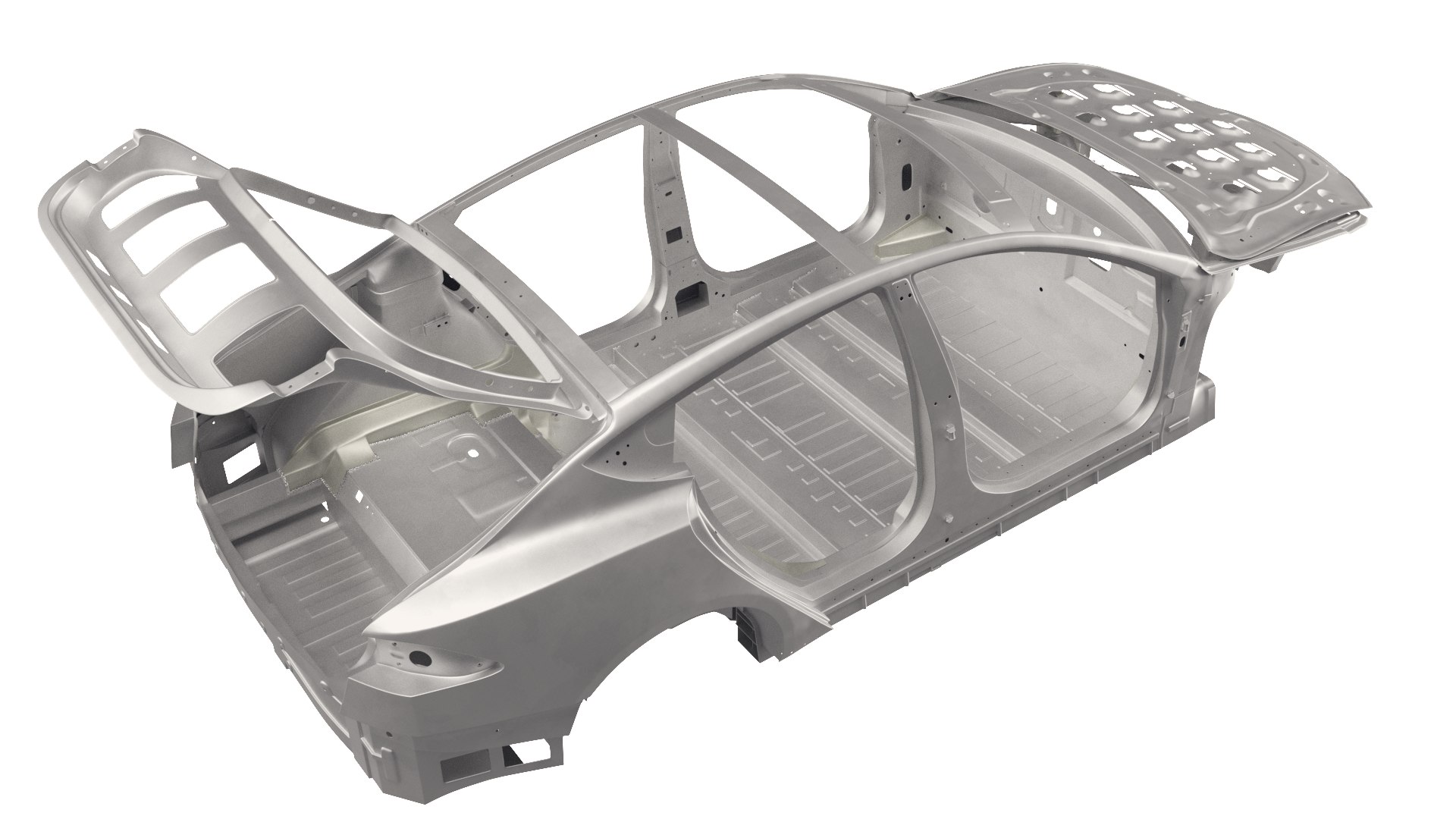Tesla Model S Frame 2 3D Model - TurboSquid 1946194