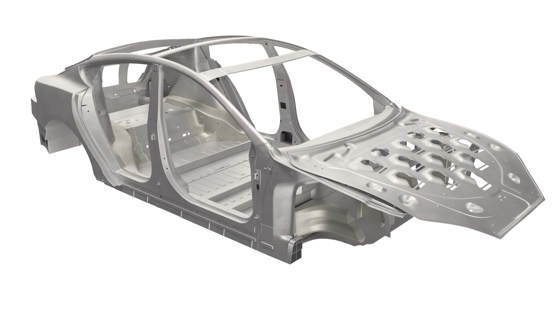 Tesla Model S Frame 2 3D Model - TurboSquid 1946194