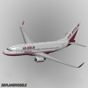b737-700 air berlin 737 3d 3ds