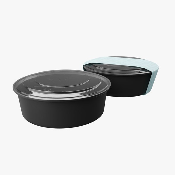 meal prep container 3D model