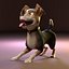 Cartoon Dog Rigged