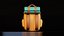 Stylized Adventure Backpack with Rolled Sleeping Mat