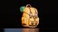 Stylized Adventure Backpack with Rolled Sleeping Mat