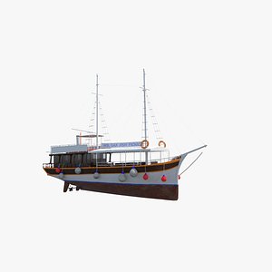Excursion Ship 3D model