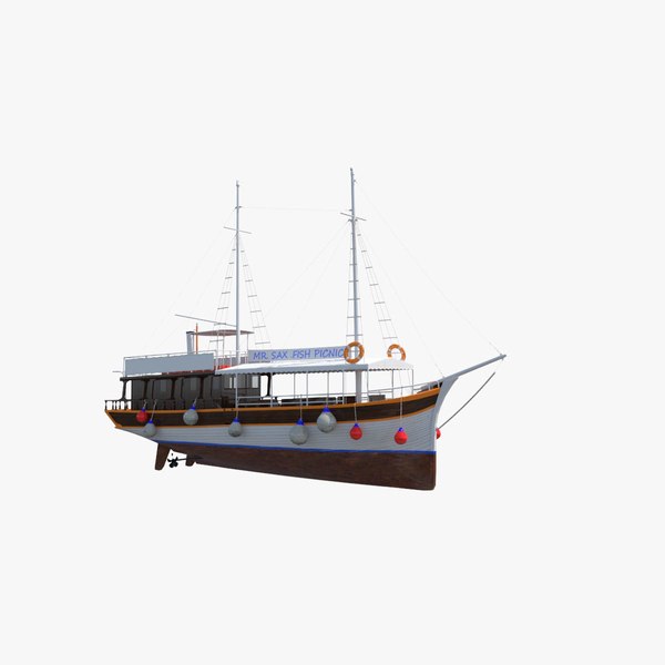 游览船3D模型 - TurboSquid 1856752