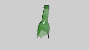 Broken Glass Bottle