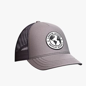 baseball hat 8 3D model