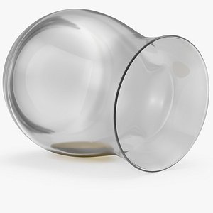 Canadian Whisky Glass Tipped Over