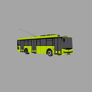 3D model trolleybus svrz-t5201