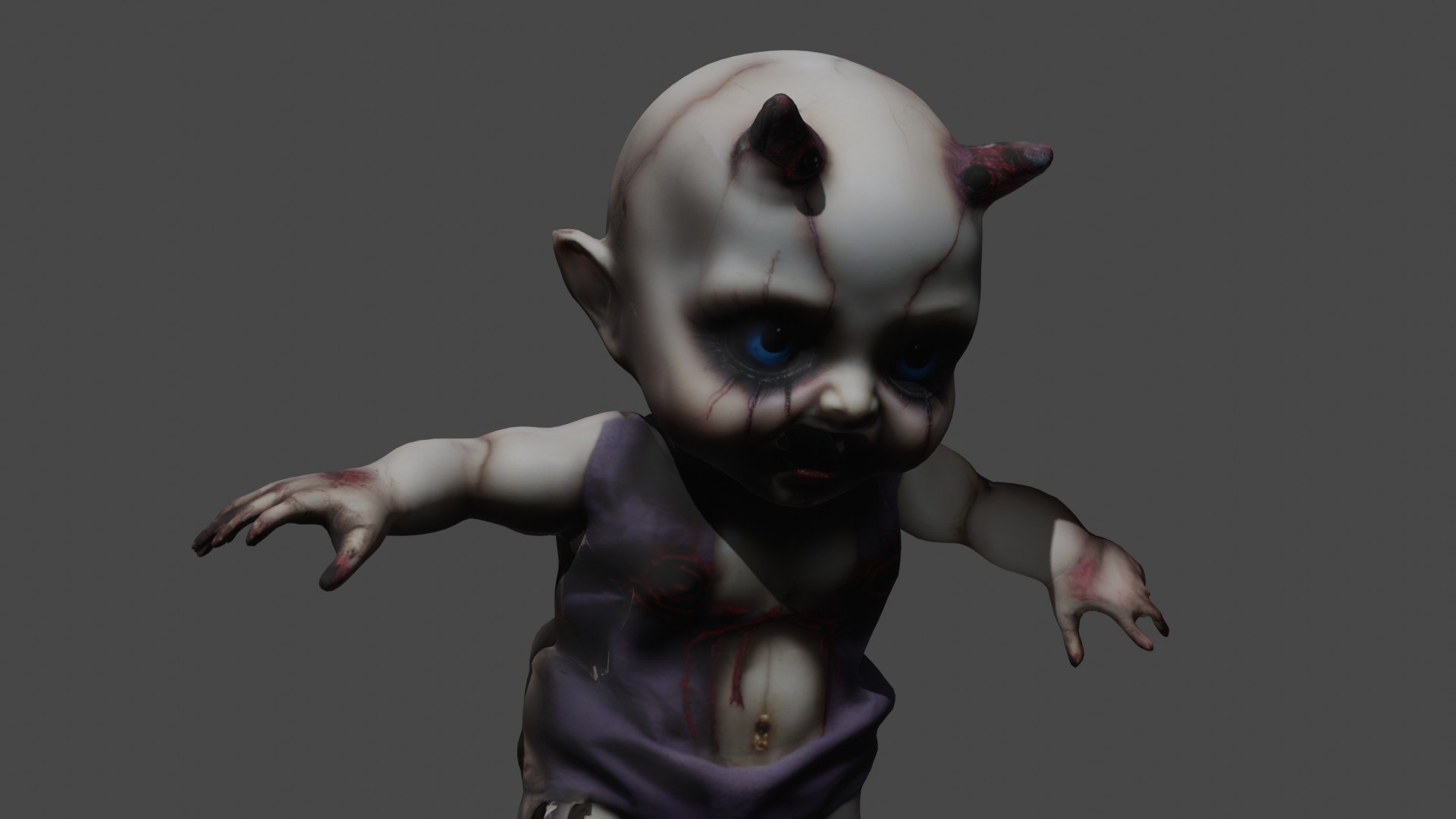 Demonic Evil Doll Model - TurboSquid 2300190