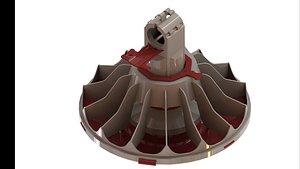 Poultry Feeder Unit 3D model 3D model