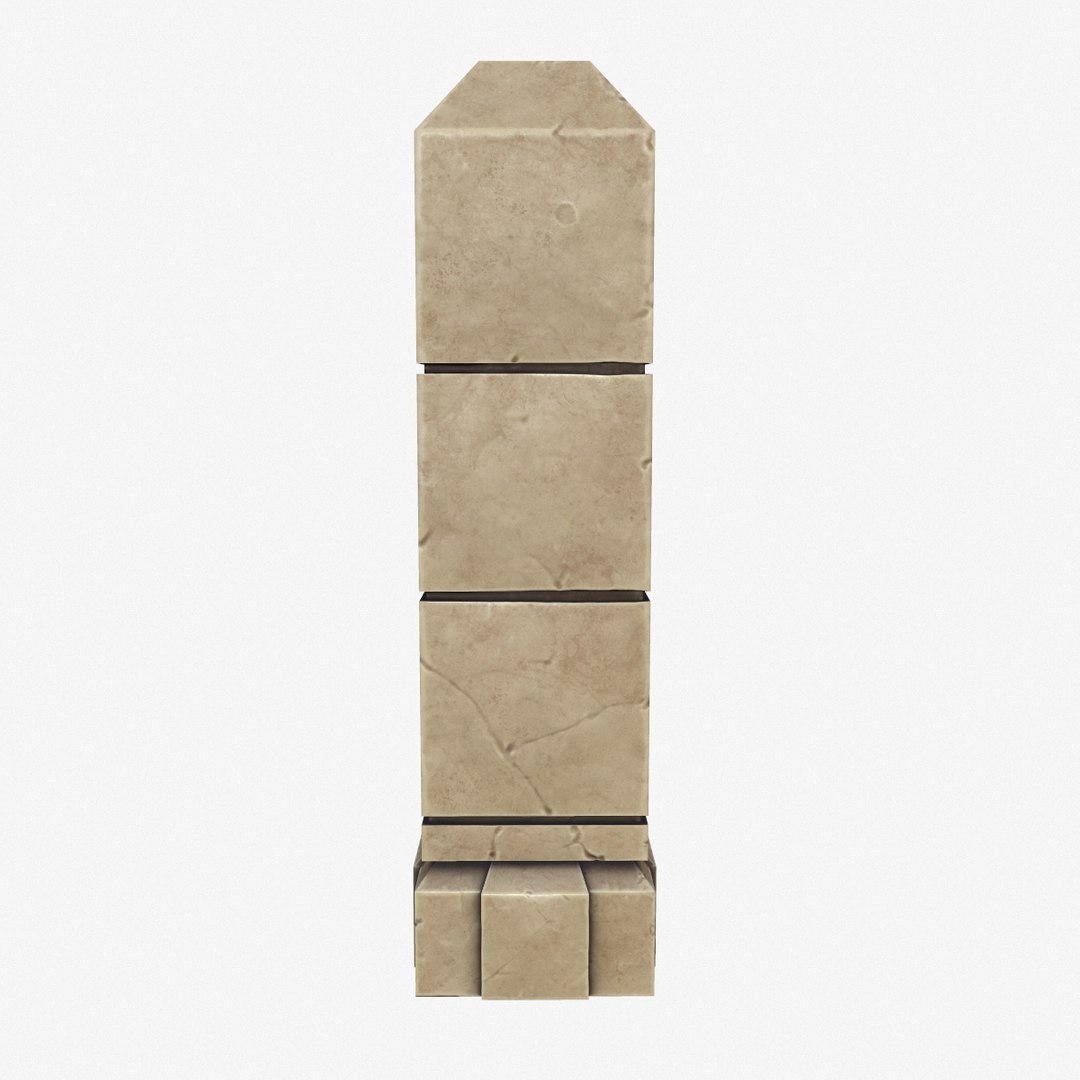 3D Obelisk Pbr - TurboSquid 1447841