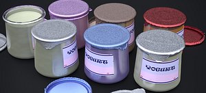 YOGURT FLAVORS PAK AND GLASS JAR 2024 model
