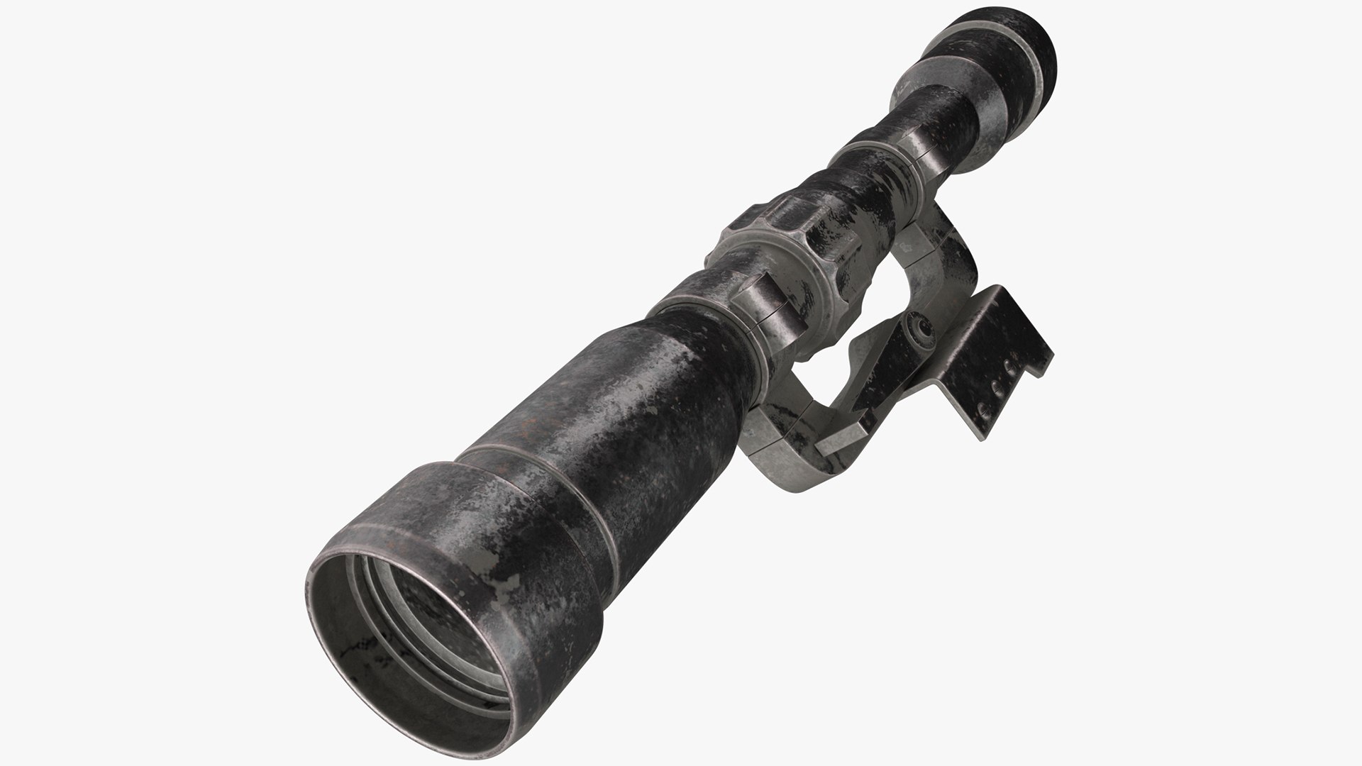 WW2 German Telescopic Sight Old 3D model preview
