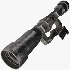 ww2 german telescopic sight 3D model