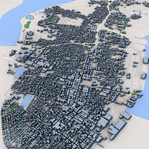3D Charleston City South Carolina United States