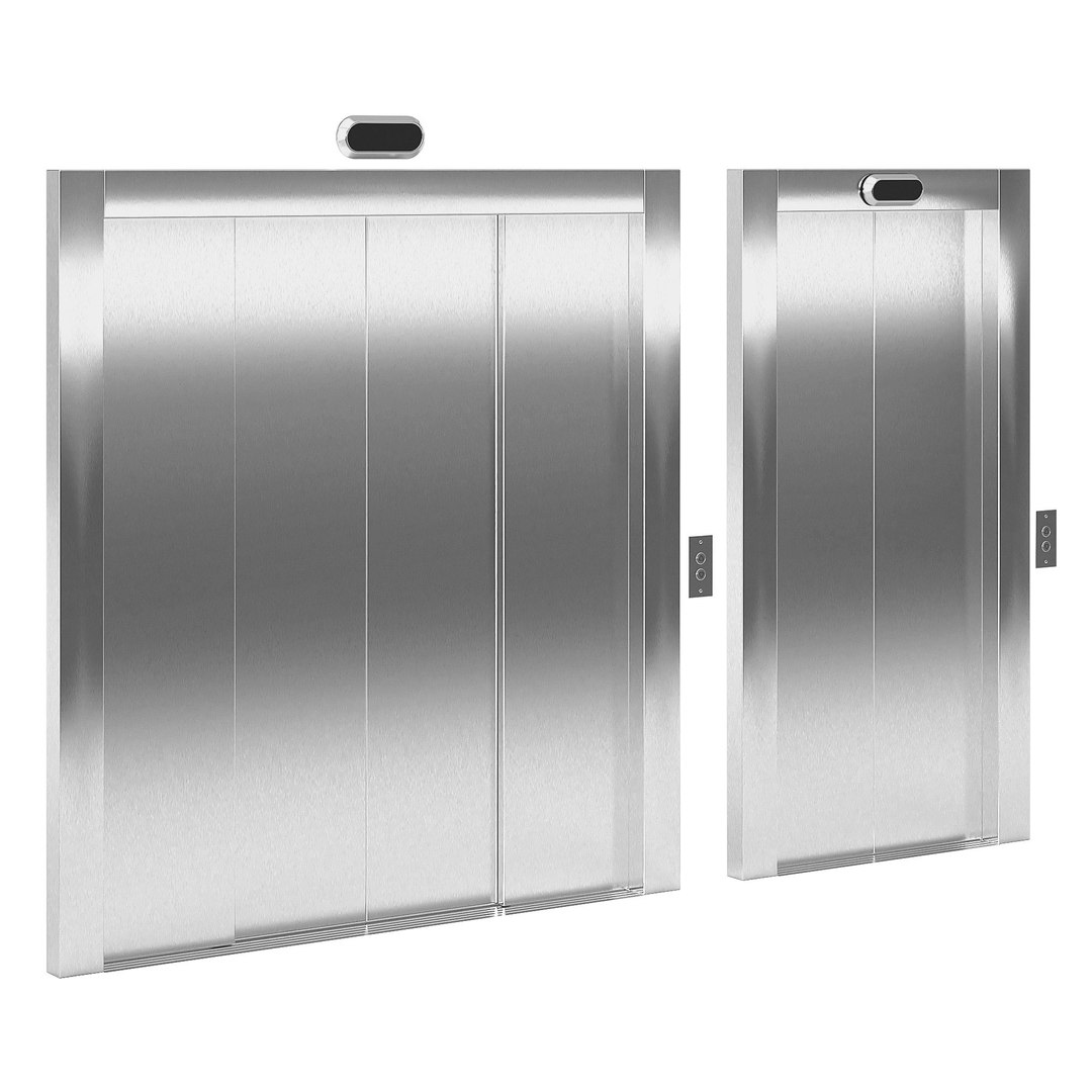 Doors Elevator 3D Model TurboSquid 1453802