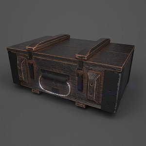 3D reinforced wooden crate