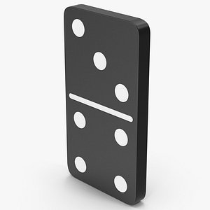 Domino 3x4 Black 3D