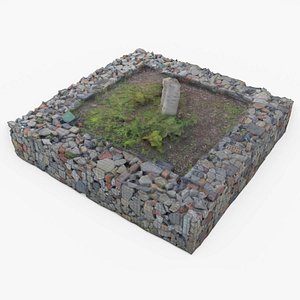 3D Stone mesh Planter