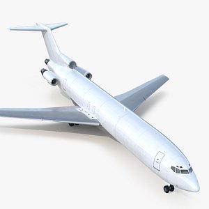 Boeing 727-200F Generic 3D Model