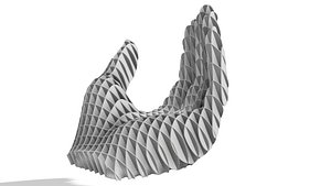 art hand installation 3D model