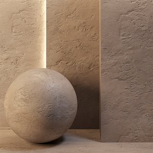 Wall stucco 3D model