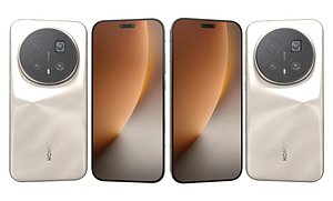 Honor Magic8 Pro Sunrise Gold Sand 3D