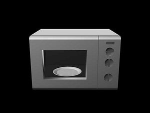 3d model of microwave