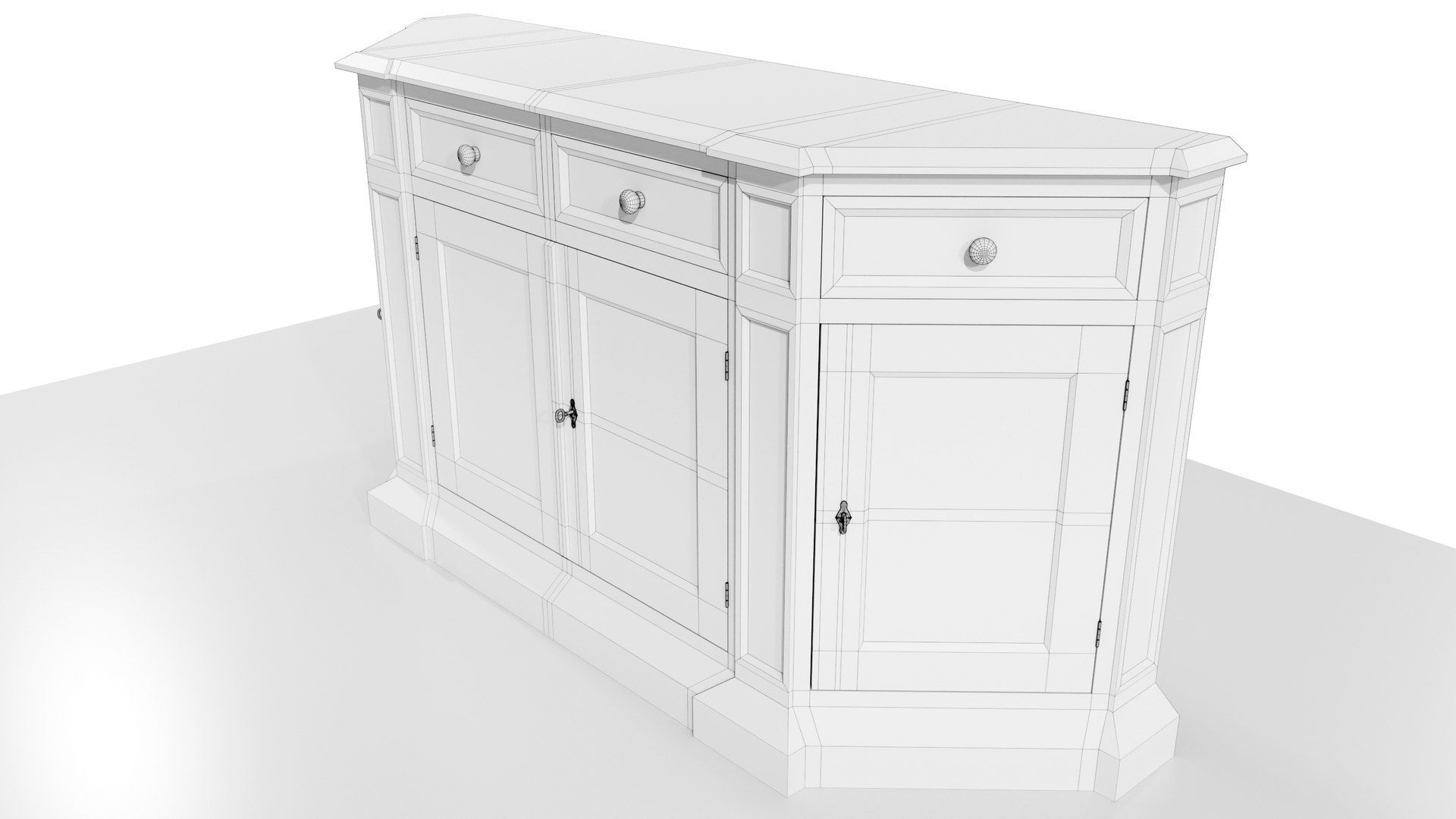 Classic Low Cabinet 3D model https://p.turbosquid.com/ts-thumb/sc/uEGIw5/73/wire_02/jpg/1673686083/1920x1080/fit_q87/a855f93e5f5d83ec37d3f928273cea1ae6a32c16/wire_02.jpg