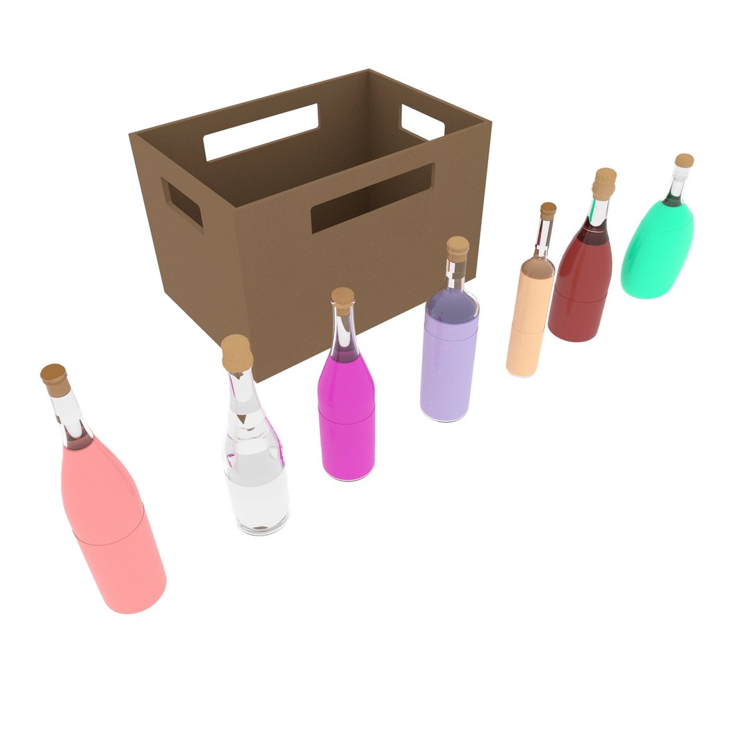 3D Bottles Model - TurboSquid 2191548