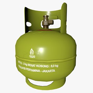 3D tabung gas lpg