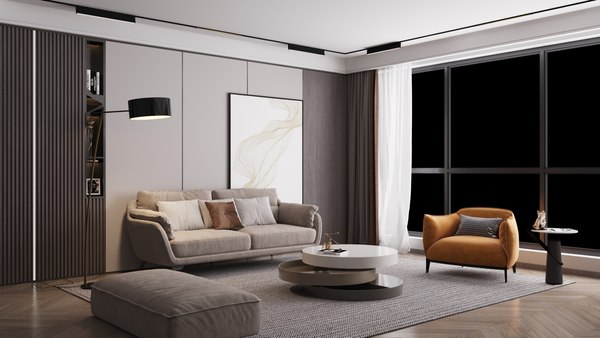 Living Room - Interior 09 3D model