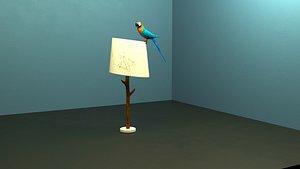 parrot bird animal 3D