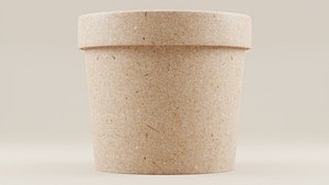 Ice cream container 3D model