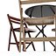 Outdoor French 3 legs Cafe Folding Table and Chairs