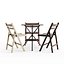 Outdoor French 3 legs Cafe Folding Table and Chairs