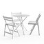Outdoor French 3 legs Cafe Folding Table and Chairs
