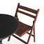 Outdoor French 3 legs Cafe Folding Table and Chairs