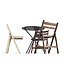Outdoor French 3 legs Cafe Folding Table and Chairs