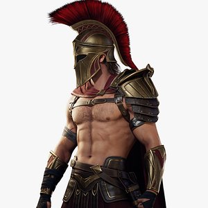Spartan Hoplite - Game Ready