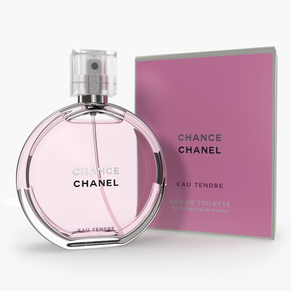 Parfum Chanel Chance Eau Tendre with Box3D模型- TurboSquid 1264966