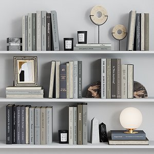 3D decorative set west elm model