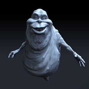 Ghostbusters Slimer, high polygon 3D model