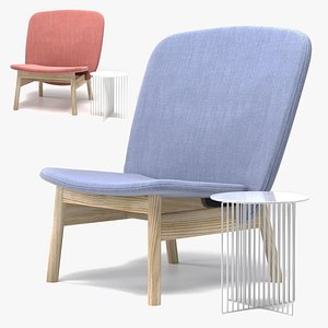 ALA ARMCHAIR with TABLE ACCURSIO model