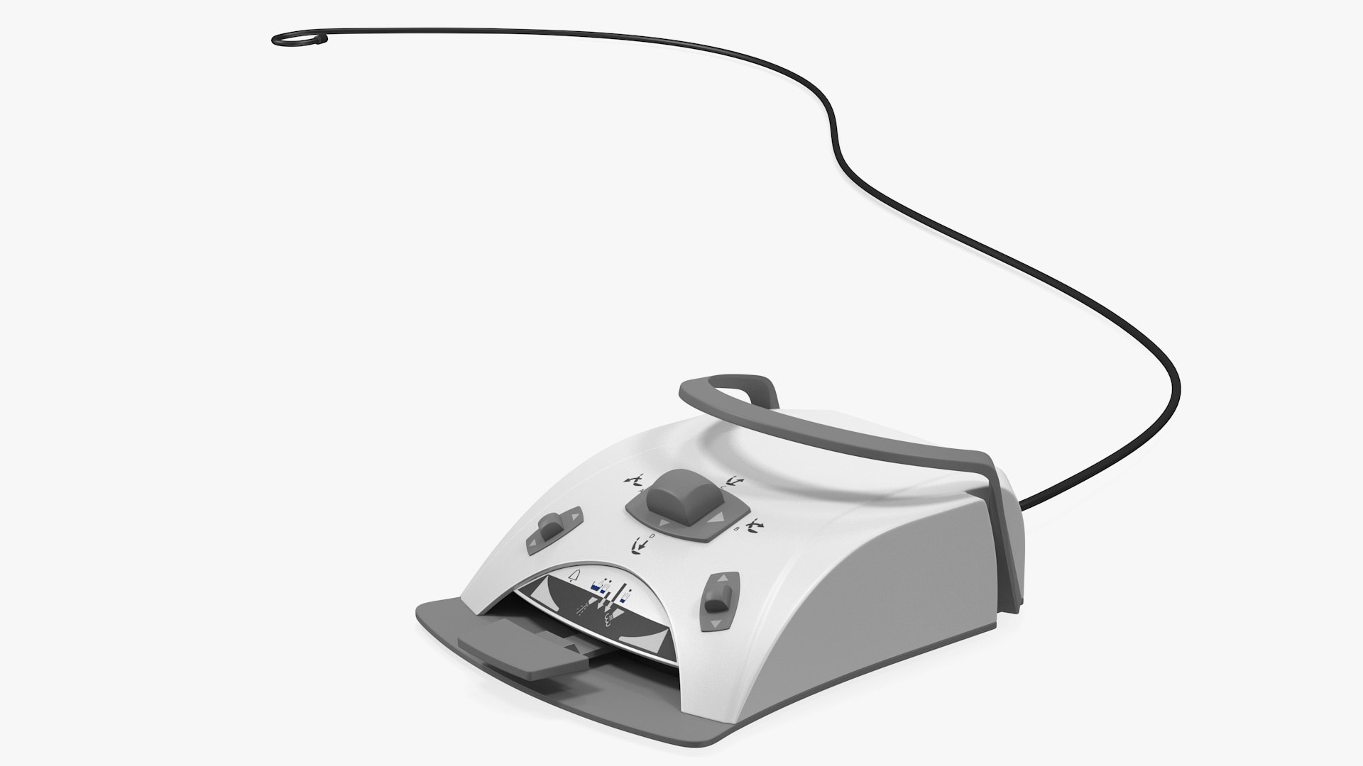 Dental Chair Pedal Foot Control 3D model preview