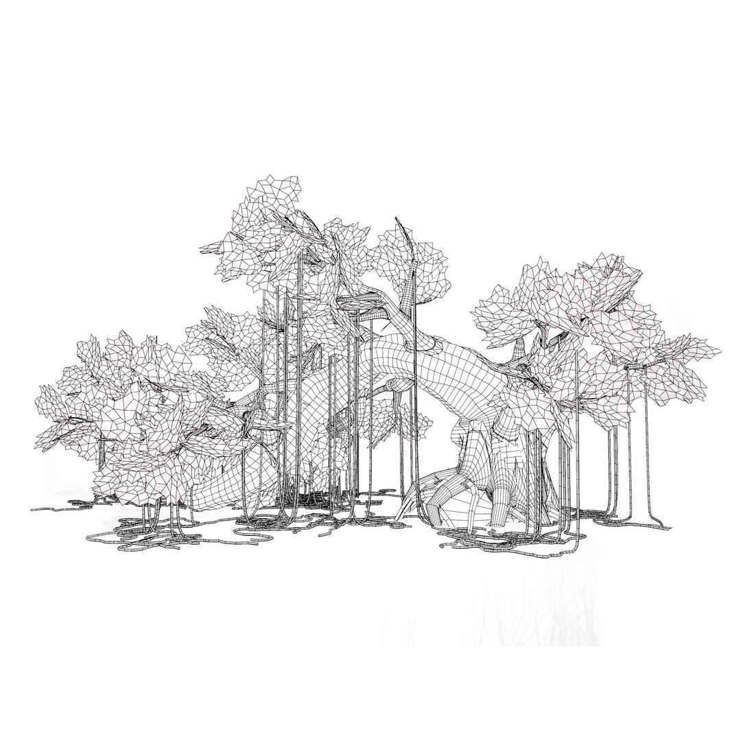 3D Realistic Jungle Tree model https://p.turbosquid.com/ts-thumb/sd/IPvVuh/m3/wire/jpg/1725914136/1920x1080/fit_q87/82b1fa8b188ba82599bae20aeaddb01d152f7d7b/wire.jpg